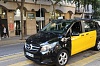 Imatge d'arxiu d'un taxi de Barcelona
