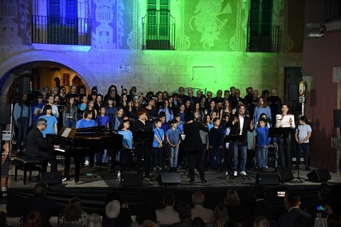 Imatge del concert d'homenatge a Àngel Guimerà, aquest dissabte al Vendrell