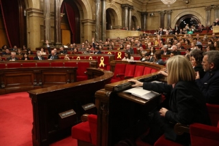 Votació del Parlament de Catalunya, el passat 28 de març