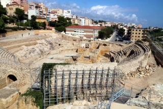 Imatge d&#039;arxiu de l&#039;amfiteatre de Tarragona, quan es va tancar provisionalment el setembre del 2019
