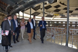 Visita de la delegació del Parlament Europeu a la Tàrraco Arena Plaça (TAP)