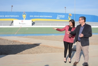 José Luis Martín i Elisa Vedrina han presentat el pla d&#039;inversions per diversos equipaments esportius de la ciutat 