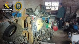 Inspecció al taller clandestí localitzat a Riudoms