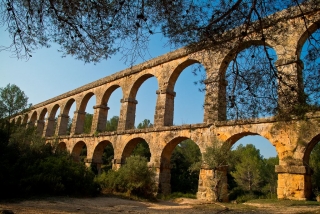 L&#039;aqüeducte de les ferreres o Pont del Diable és un dels elements del del Conjunt arqueològic de Tàrraco 
