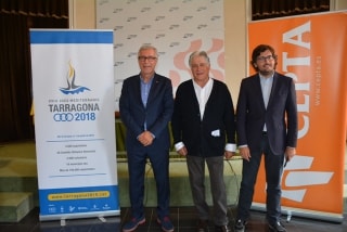 El president de CEPTA, Joan Antoni Belmonte, l&#039;alcalde, Josep Fèlix Ballesteros, i el comissionat dels Jocs, Javier Villamayor, han presentat l&#039;acte.