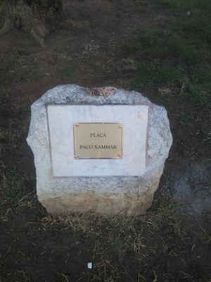 placa Paco Xammar