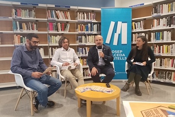 Presentació del programa literari 'Dies de Llibres de Cambrils', aquest dilluns, a la Biblioteca Josep Salceda i Castells