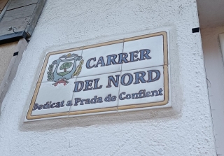 Descoberta de la dedicació del c/ Nord del Vendrell a Prada de Conflent, la població de la Catalunya Nord (França) on es va exiliar el Mestre Pau Casals