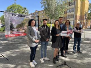 La candidata del PSC de Reus, Sandra Guaita, ha presentat el projecte de creació de l&#039;Eix Astorga