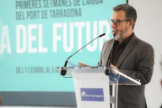 El president del Port de Tarragona, Saül Garreta, a la presentació de la primera edició de ‘Les Setmanes de l’Aigua’