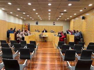 Imatge del plenari de l&#039;Ajuntament de Vila-seca celebrat aquest divendres 15 de desembre