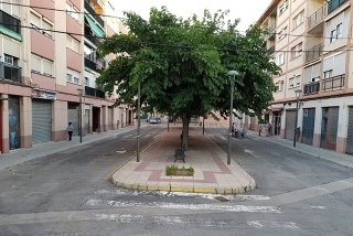 Imatge de la rambla del barri del Pilar de Tarragona