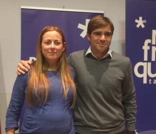 La regidora del PDeCAT de Tarragona, Cristina Guzmán, i el nou portaveu, Dídac Nadal