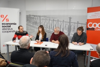 Presentació del nou punt d&#039;atenció de CoopCamp, que té per objectius fomentar l’economia social i el cooperativisme a les comarques de Tarragona