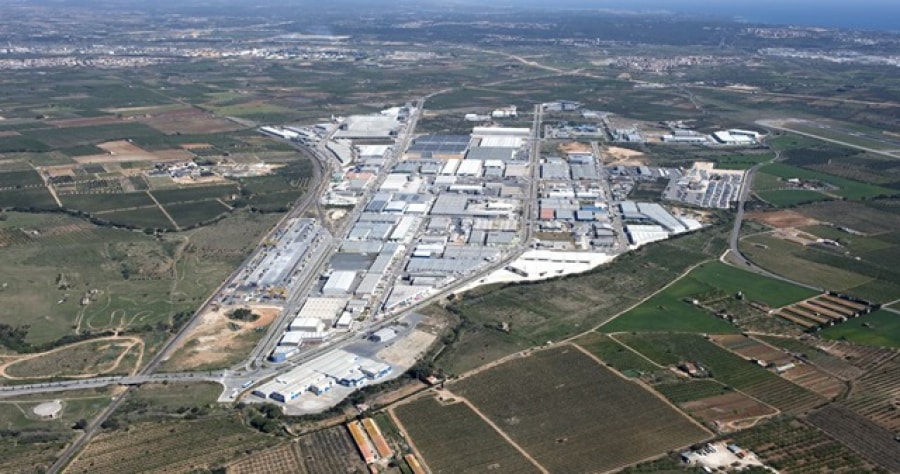 Imatge aèria del polígon industrial de Constantí.