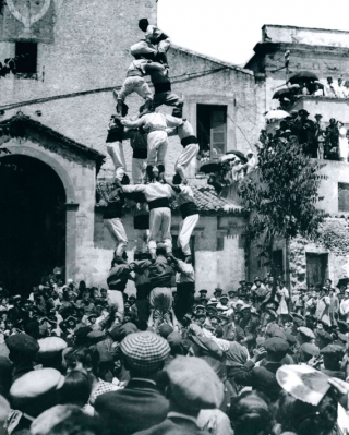 Imatge del 1918 captada per la càmera de Pere Català i Pic