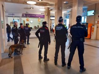Operatiu policial conjunt a l&#039;estació de tren a Tarragona