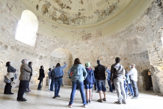Imatge d&#039;una visita guiada al Conjunt monumental de Centcelles, als afores de Constantí