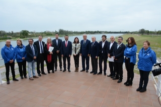 Les autoritats han realitzat una visita institucional per comprovar l&#039;estat de les instal·lacions del Canal Olímpic de Catalunya, a Castelldefels