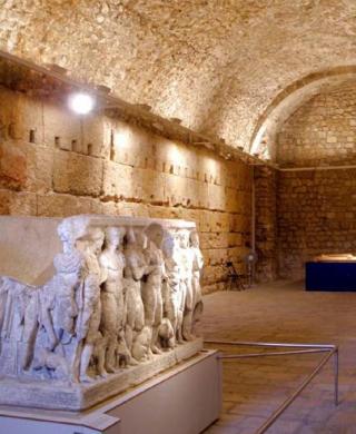 Imatge de la volta del sarcòfag del Pretori de Tarragona