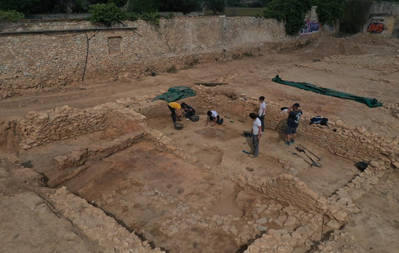 Imatge dels treballs de la tercera campanya arqueològica a l’assentament ibèric del Vilar, a Valls