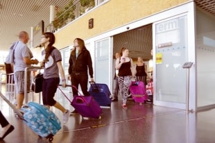Passatgers a l&#039;Aeroport de Reus, aquest estiu.