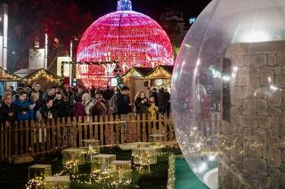 L&#039;Esfera de llum va ser una de les propostes nadalenques més visitades per la ciutadania