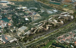 Imatge virtual del futur complex previst a tocar de PortAventura.
