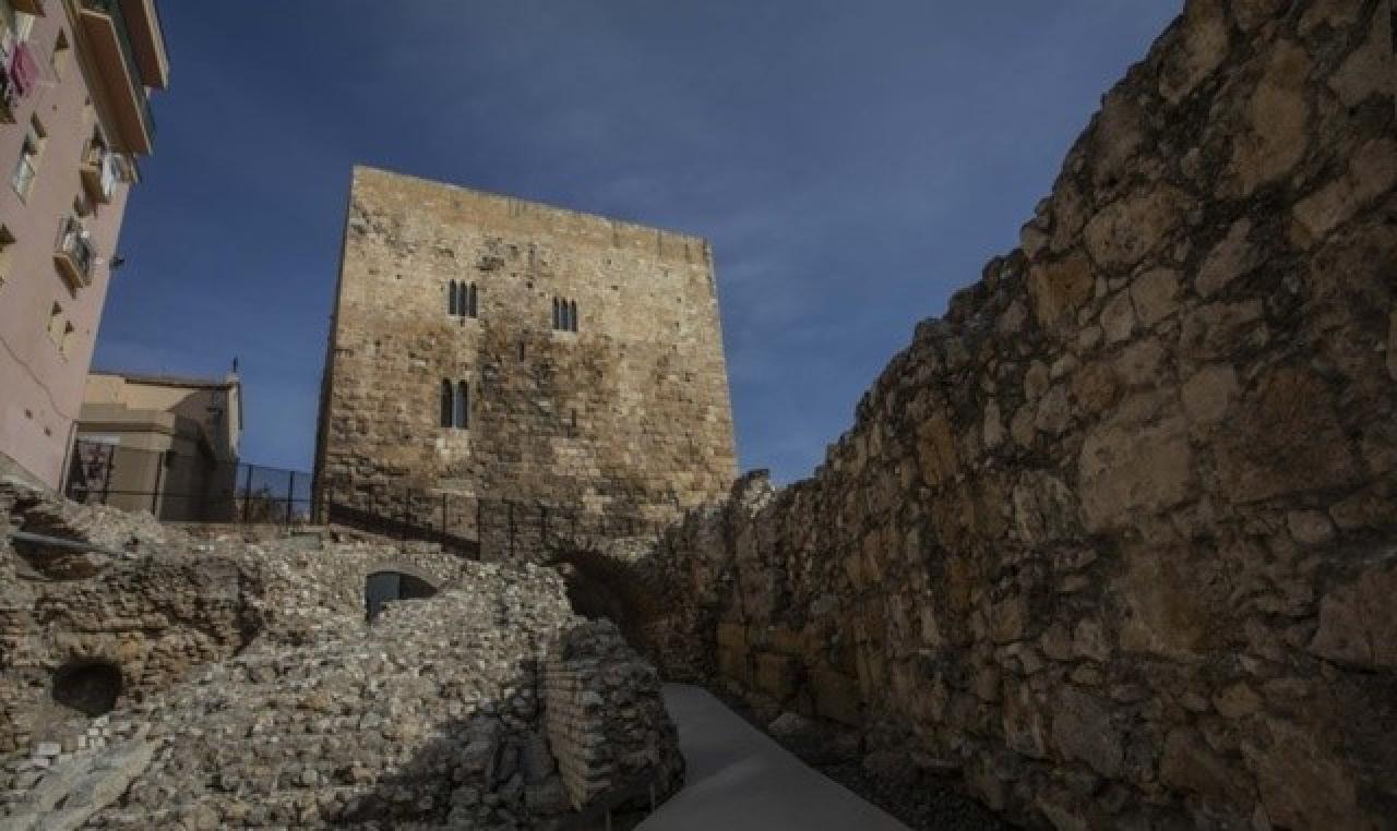 Imatge d&#039;arxiu de la torre del Pretori de Tarragona