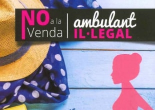 Imatge promocional de la campanya de sensibilització contra la venda ambulant il·legal.