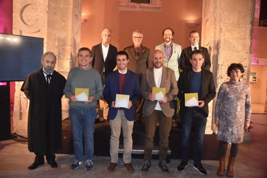 Imatge de la gala de lliurament del premi, celebrada aquest vespre al Pati del Castell de Torredembarra