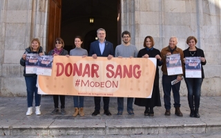 Presentació de la Marató de Donants de Sang de Catalunya a Tarragona