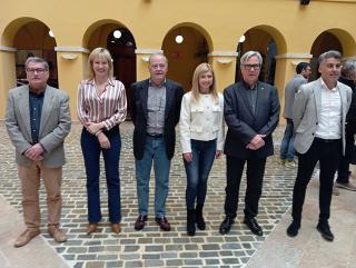 Alcaldes i regidors/es de Turisme de la Costa del Baix Gaià, avui a la Diputació de Tarragona