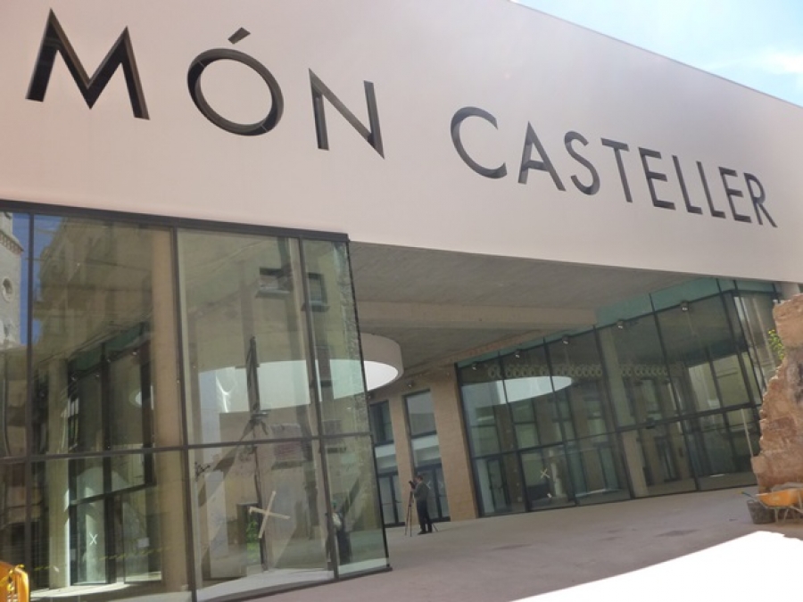 Imatge d&#039;arxiu de l&#039;entrada principal del Museu Casteller de Catalunya, a Valls