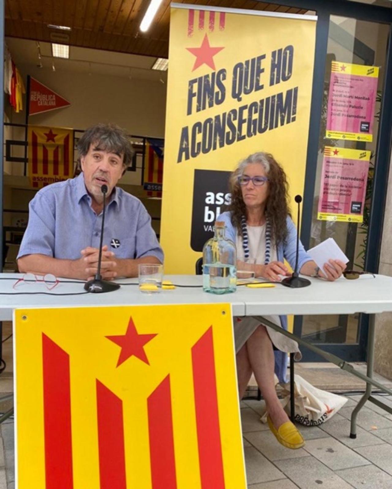 L’activista Jordi Pesarrodona va tancar aquest dissabte el cicle &#039;Objectiu independència&#039; de l’Assemblea Valls