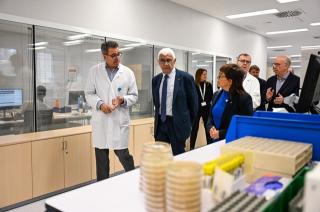 El conseller de Salut, Manel Balcells, va inaugurar el Laboratori d’Anàlisis Clíniques de l’Hospital Universitari Sant Joan de Reus