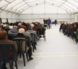 Una assemblea d&#039;afectats que es va celebrar fa uns mesos a Cambrils.