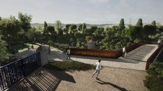Imatge virtual del projecte de recuperació del Pont de Calderons