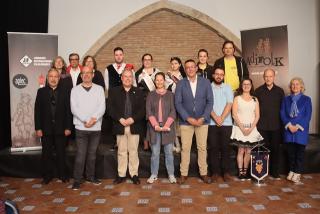 Els organitzadors i algunes de les entitats participants en la presentació del 35è Aplec Internacional a Tarragona