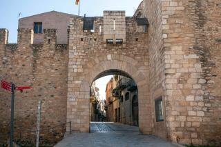 Imatge de la muralla de Montblanc