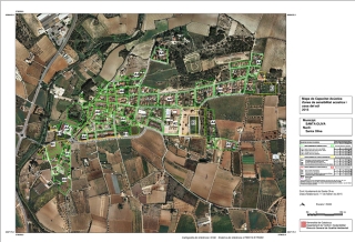Imatge del mapa de capacitat acústica per regular els sorolls aprovat per l&#039;Ajuntament de Santa Oliva