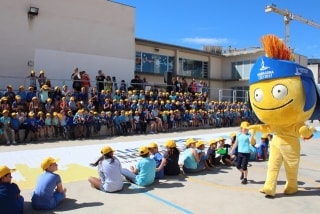 La mascota Tarracvus acompanyarà els escolars de Vila-seca als &#039;Mini Jocs Mediterranis&#039;