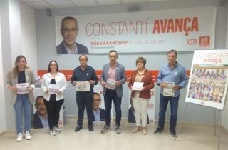 Òscar Sánchez ha presentat avui la candidatura i el programa del PSC de Constantí