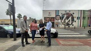 L&#039;alcaldessa de Reus, Sandra Guaita, ha comparegut davant del Mercat del Carrilet, acompanyada de la regidora Marina Berasategui i els regidors Josep Baiges i Daniel Rubio