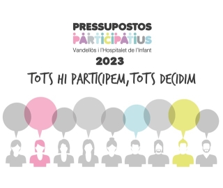 Imatge promocional dels Pressupostos Participatius de 2023