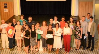 Acte de lliurament dels Premis Empresa Tarragona Impulsa, que han tingut lloc aquesta tarda al Teatret del Serrallo