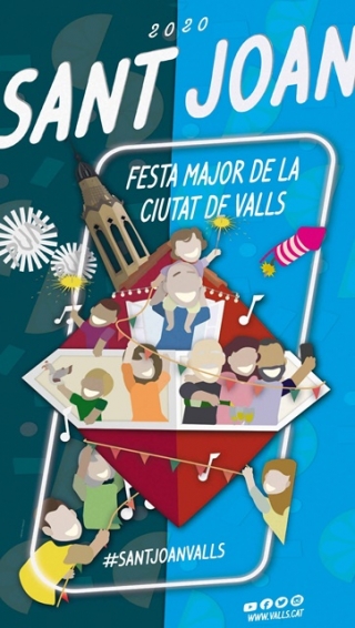 El cartell de la Festa Major de Sant Joan de Valls 2020