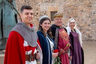 Imatge amb els protagonistes de la Setmana Medieval de Montblanc d&#039;enguany